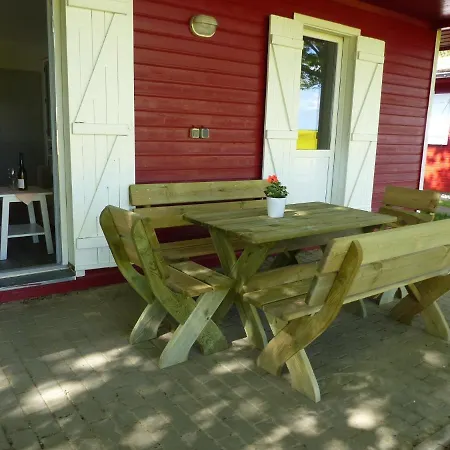 호텔 Bernsteinreiter Erlebnishof Barth, Blockhutte 22 바르트